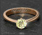 Preview: Brillant Ring 585 Gold; 0,72ct, zart gelb & Si1